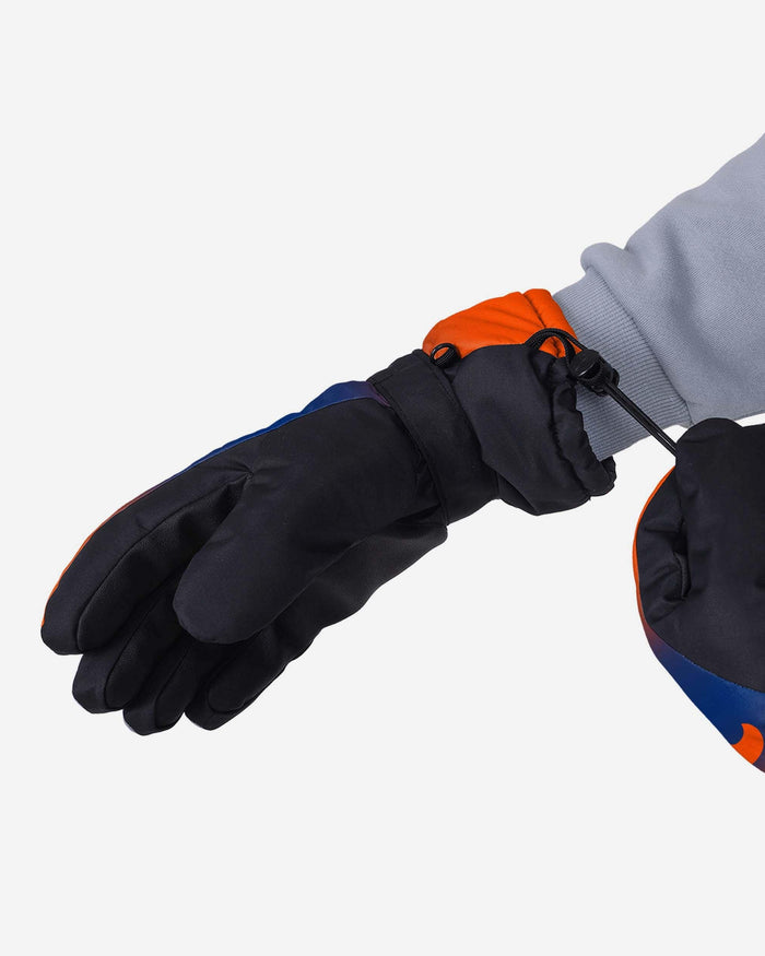 New York Mets Gradient Big Logo Insulated Gloves FOCO - FOCO.com