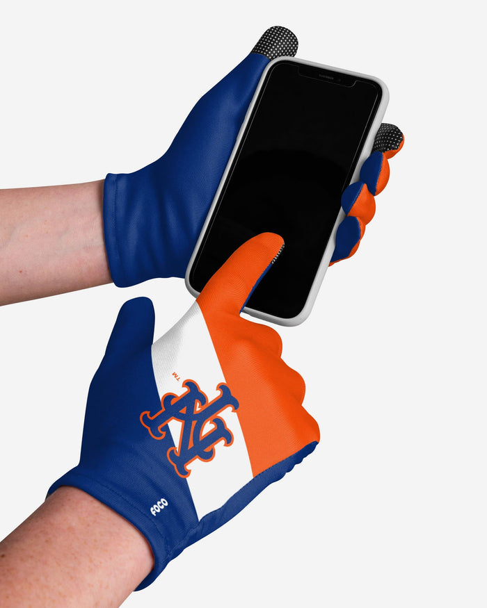 New York Mets 2 Pack Reusable Stretch Gloves FOCO - FOCO.com