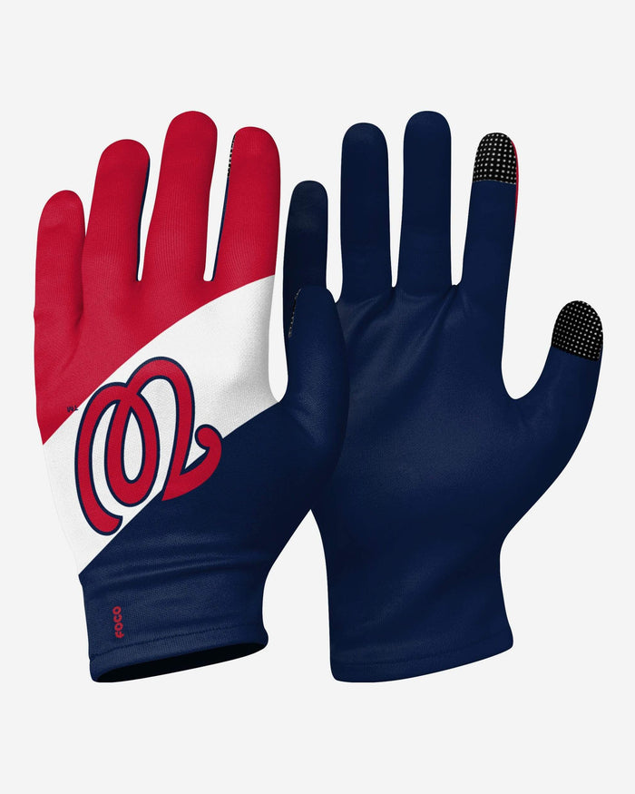 Washington Nationals 2 Pack Reusable Stretch Gloves FOCO - FOCO.com