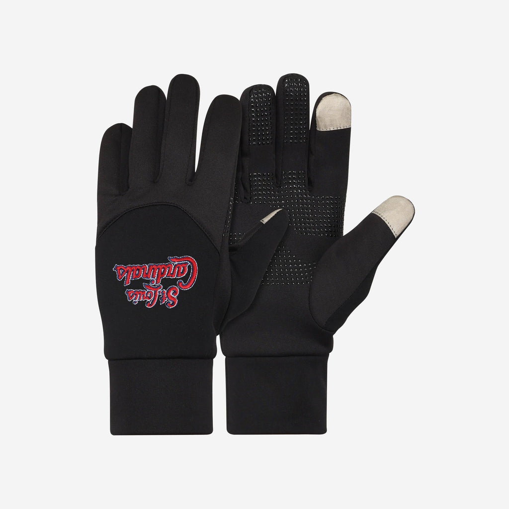 St Louis Cardinals Wordmark Neoprene Texting Gloves FOCO - FOCO.com