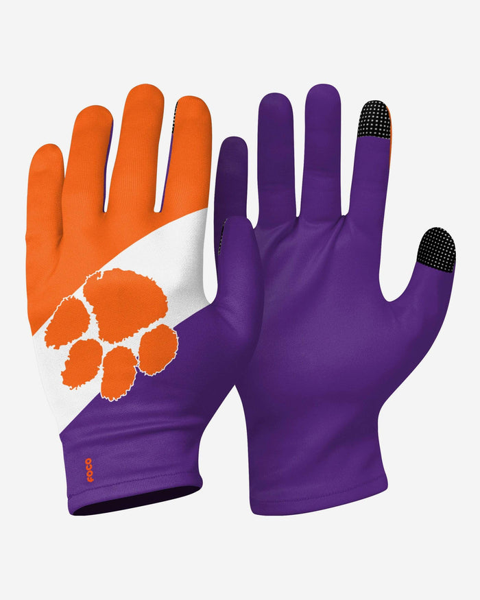 Clemson Tigers 2 Pack Reusable Stretch Gloves FOCO - FOCO.com