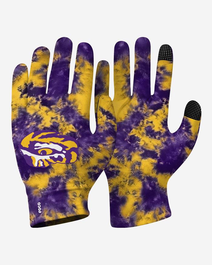 LSU Tigers 2 Pack Reusable Stretch Gloves FOCO - FOCO.com