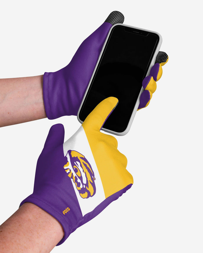 LSU Tigers 2 Pack Reusable Stretch Gloves FOCO - FOCO.com