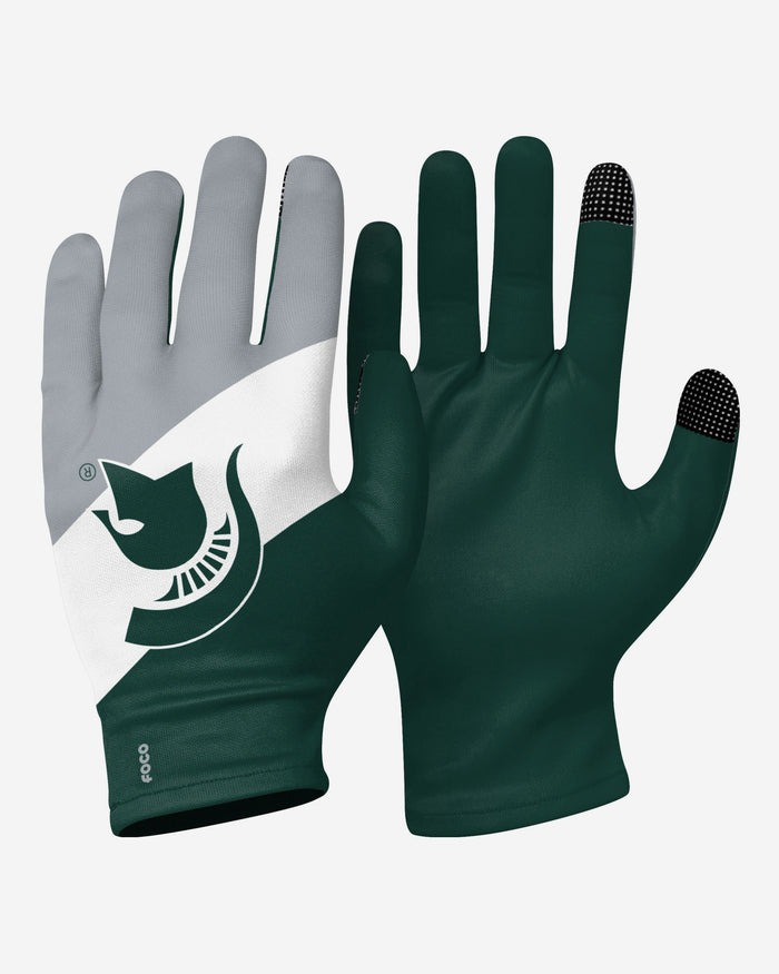 Michigan State Spartans 2 Pack Reusable Stretch Gloves FOCO - FOCO.com