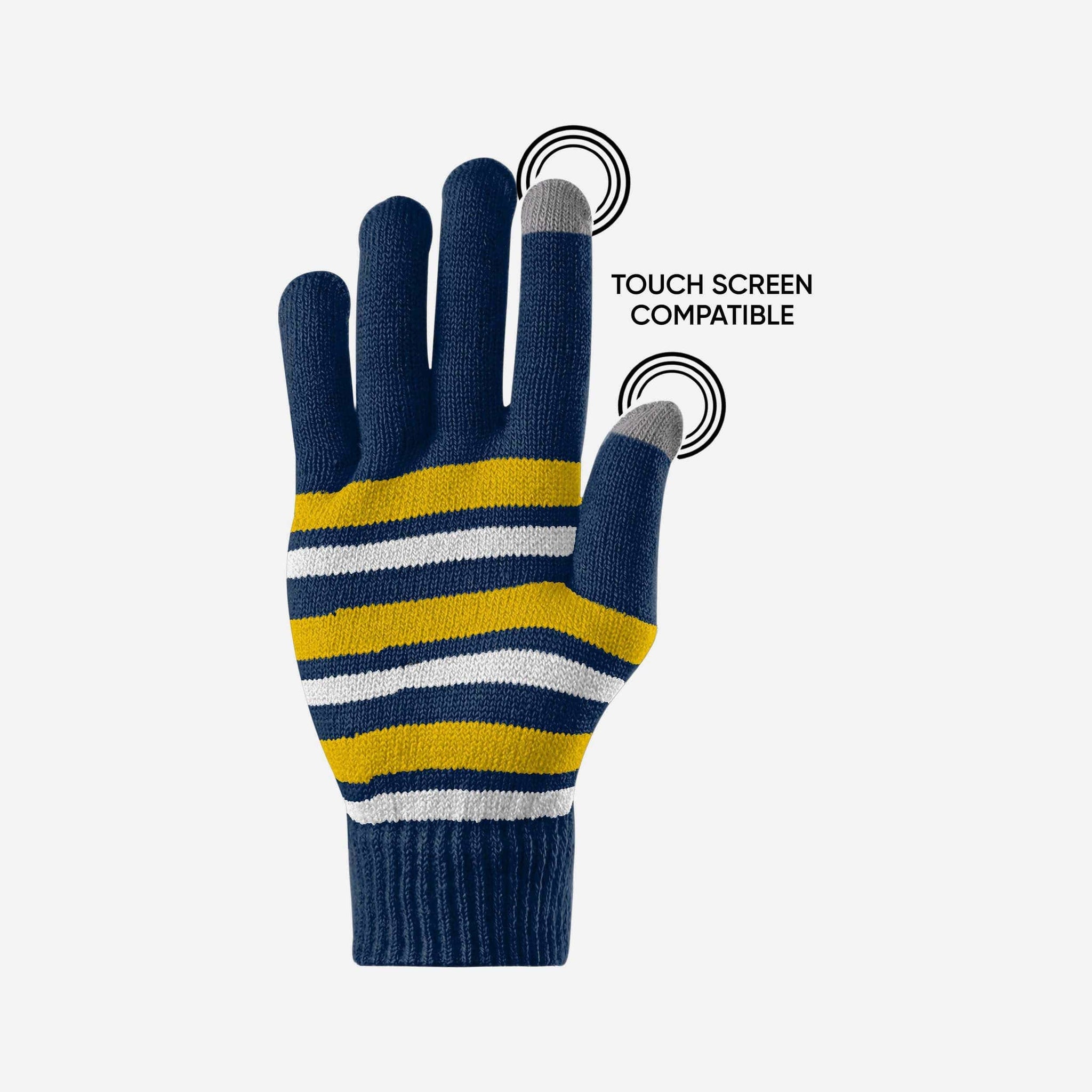 Michigan Wolverines Stretch Gloves FOCO