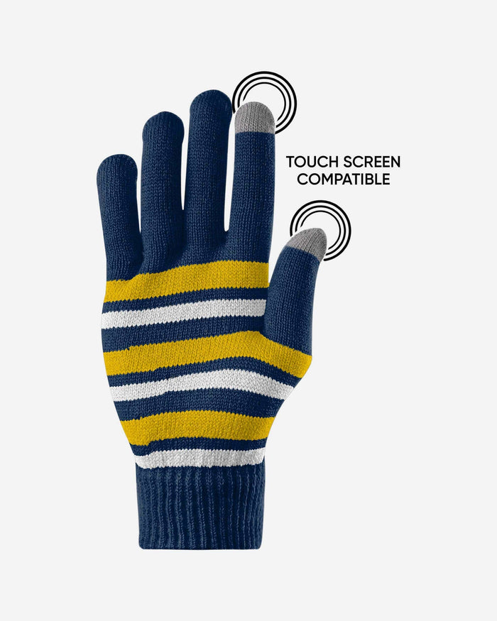 Michigan Wolverines Stretch Gloves FOCO - FOCO.com