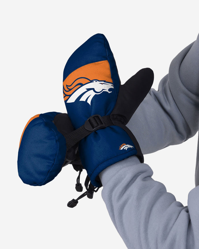 Denver Broncos Frozen Tundra Insulated Mittens FOCO - FOCO.com