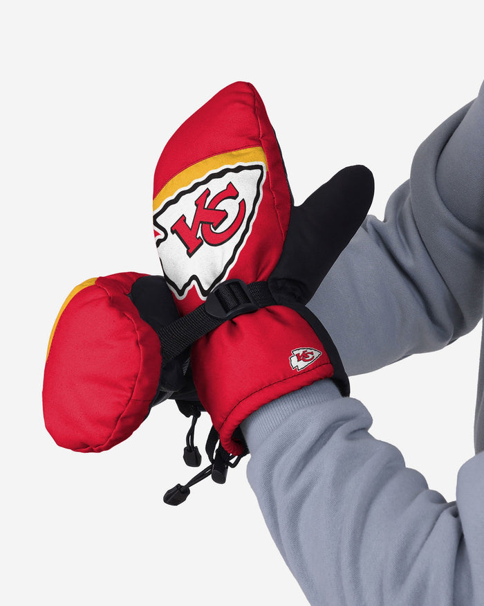 Kansas City Chiefs Frozen Tundra Insulated Mittens FOCO - FOCO.com