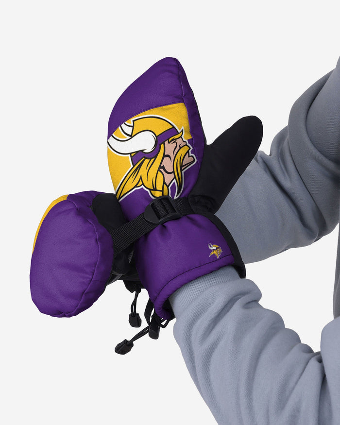 Minnesota Vikings Frozen Tundra Insulated Mittens FOCO - FOCO.com