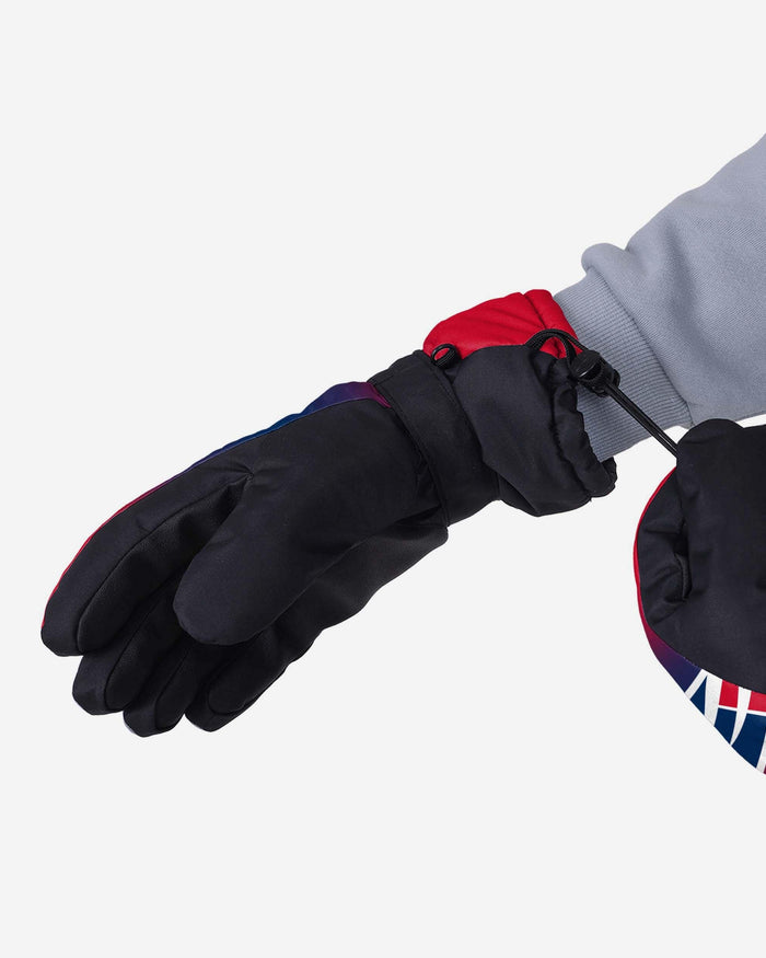 New England Patriots Gradient Big Logo Insulated Gloves FOCO - FOCO.com