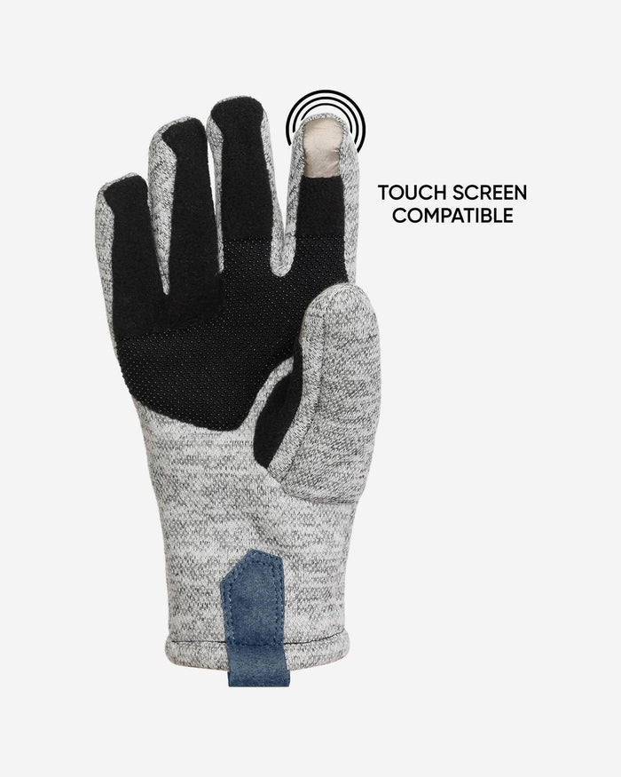 Dallas Cowboys Heather Grey Insulated Gloves FOCO - FOCO.com
