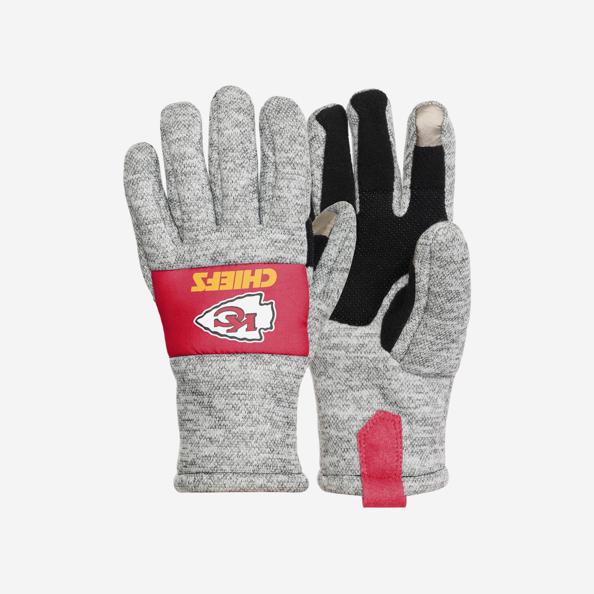 dakine handschuhe größentabelle Kansas City Chiefs Heather Grey Insulated Gloves