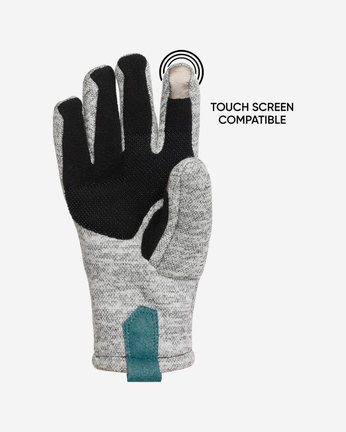 Philadelphia Eagles Heather Grey Insulated Gloves FOCO - FOCO.com