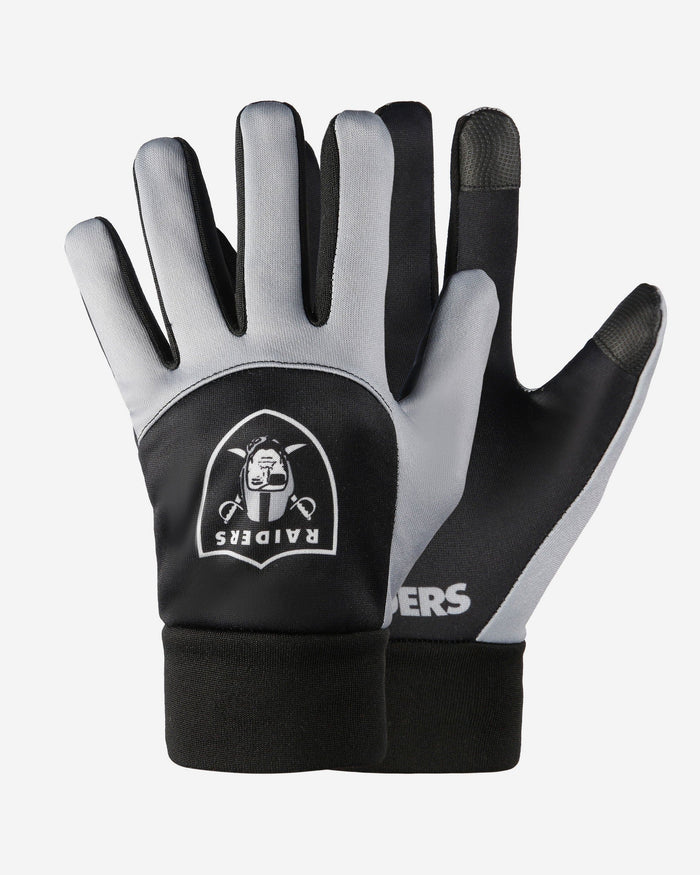 Las Vegas Raiders Palm Logo Texting Gloves FOCO