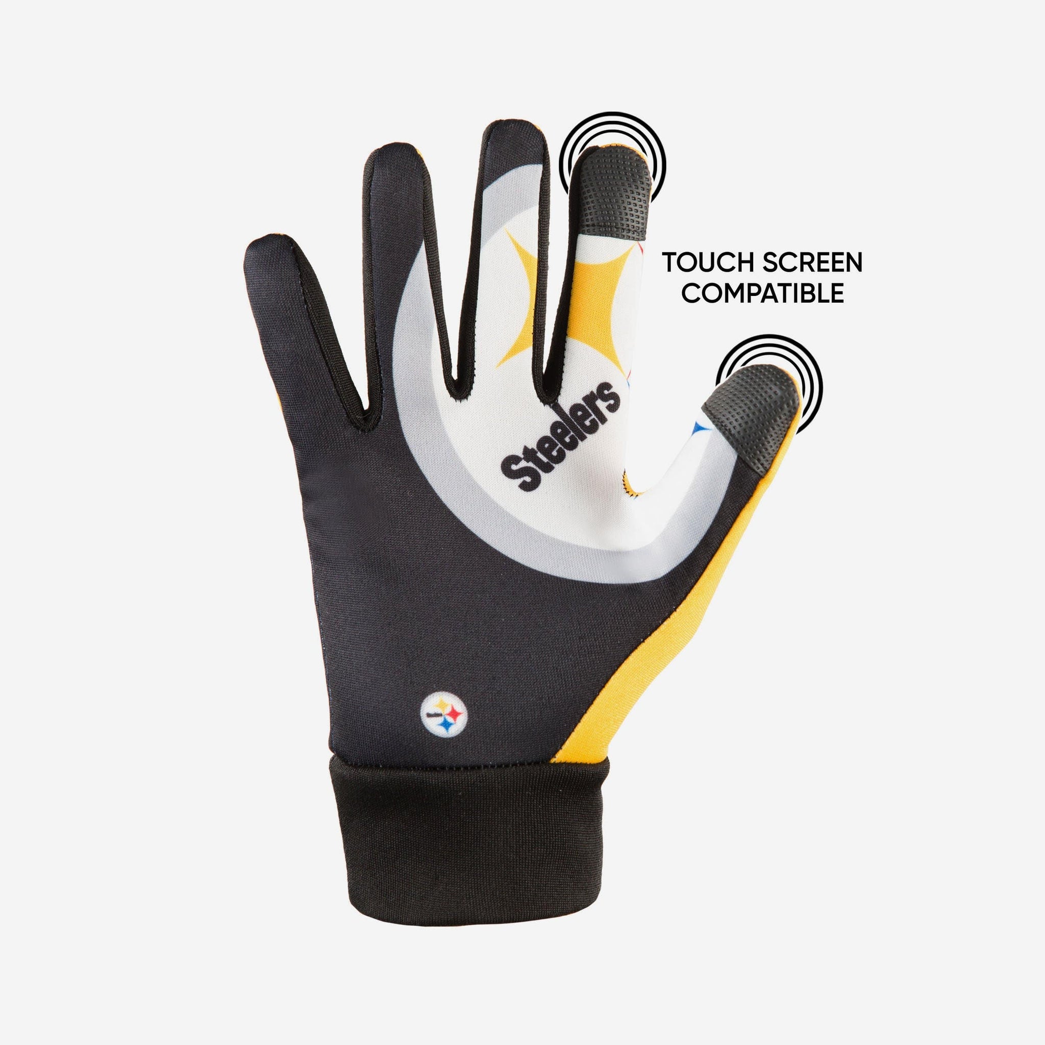 steelers handschuhe Pittsburgh Steelers Palm Logo Texting Gloves