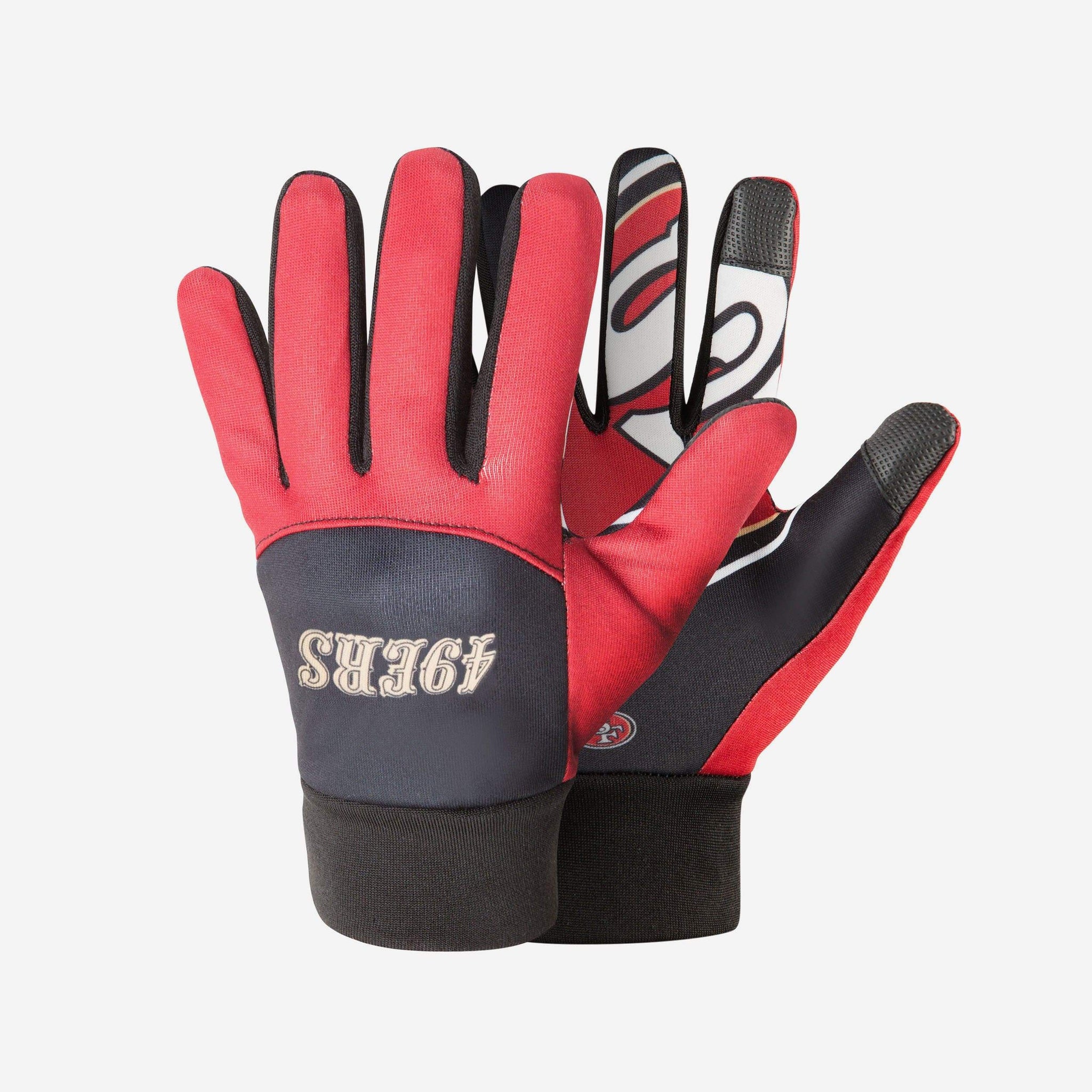 San Francisco 49ers Palm Logo Texting Gloves
