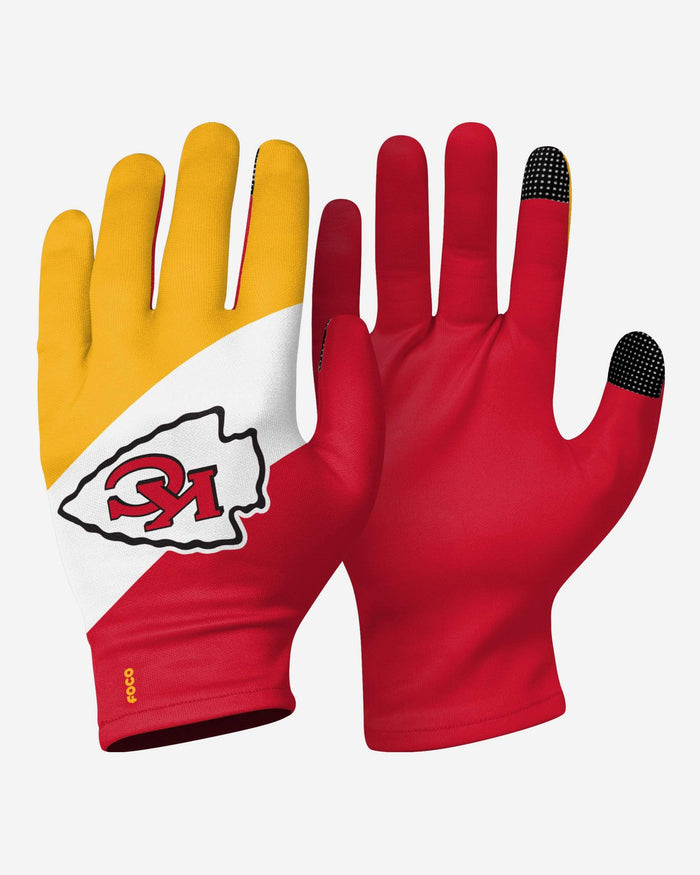 Kansas City Chiefs 2 Pack Reusable Stretch Gloves FOCO - FOCO.com