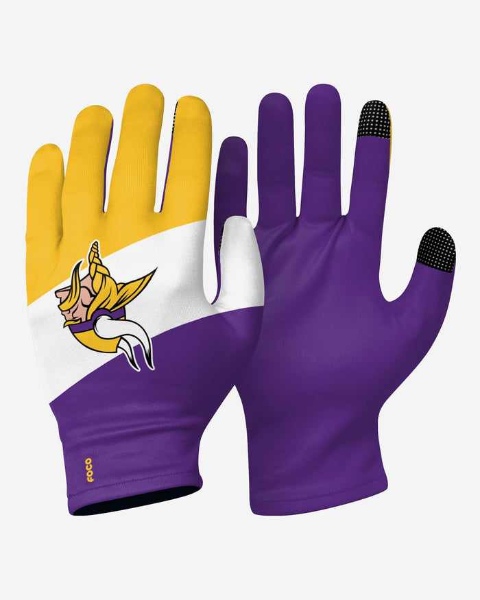 Minnesota Vikings 2 Pack Reusable Stretch Gloves FOCO - FOCO.com