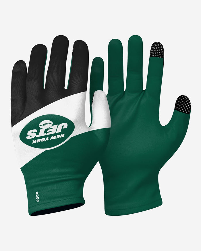 New York Jets 2 Pack Reusable Stretch Gloves FOCO - FOCO.com