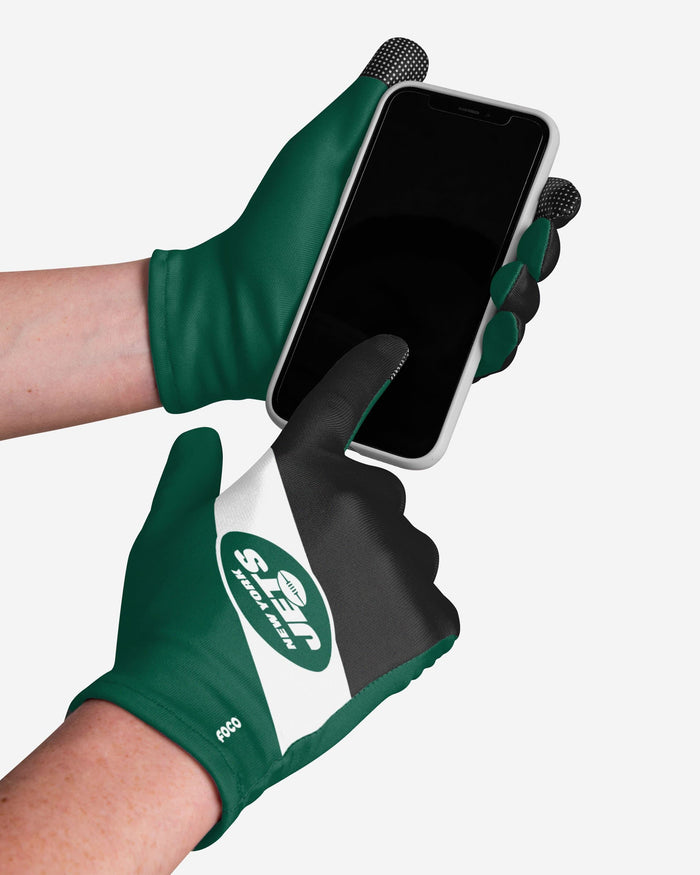 New York Jets 2 Pack Reusable Stretch Gloves FOCO - FOCO.com