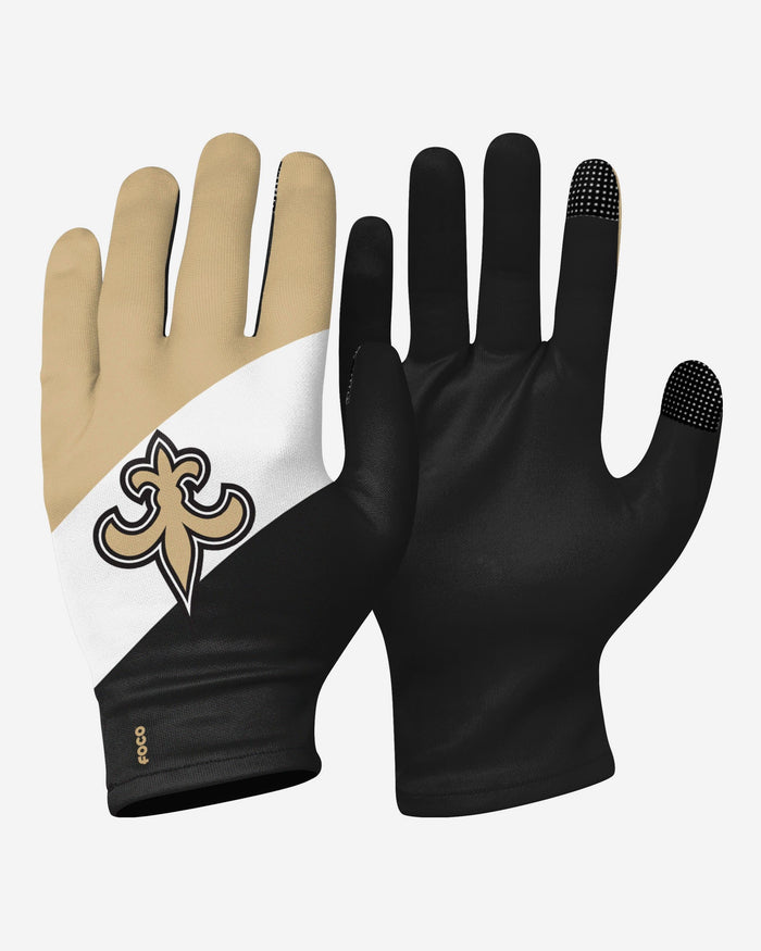 FOCO New Orleans Saints NFL Reusable Stretch Gloves - Adult