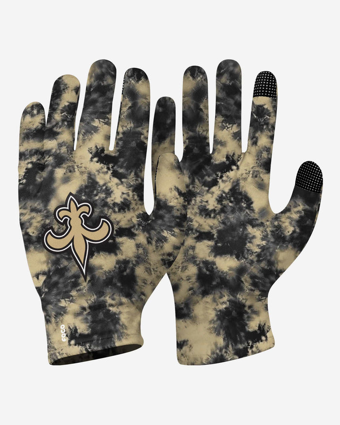 New Orleans Saints 2 Pack Reusable Stretch Gloves FOCO - FOCO.com