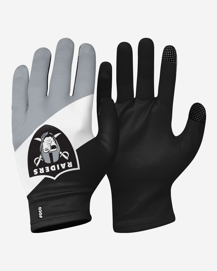 Las Vegas Raiders 2 Pack Reusable Stretch Gloves FOCO - FOCO.com