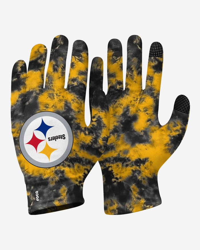 Pittsburgh Steelers 2 Pack Reusable Stretch Gloves FOCO - FOCO.com