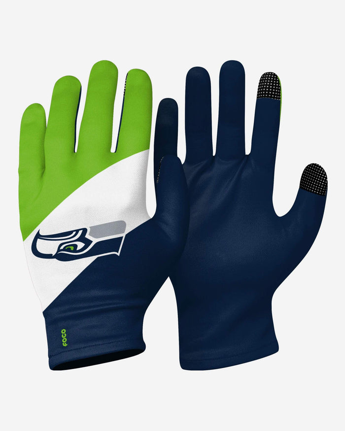 Seattle Seahawks 2 Pack Reusable Stretch Gloves FOCO - FOCO.com