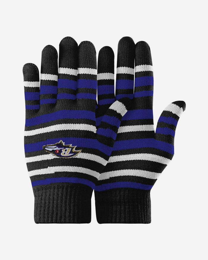 Baltimore Ravens Stripe Finger Stretch Glove FOCO - FOCO.com