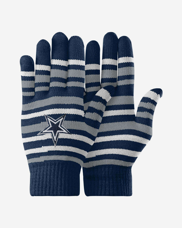 Dallas Cowboys Stripe Finger Stretch Glove FOCO - FOCO.com