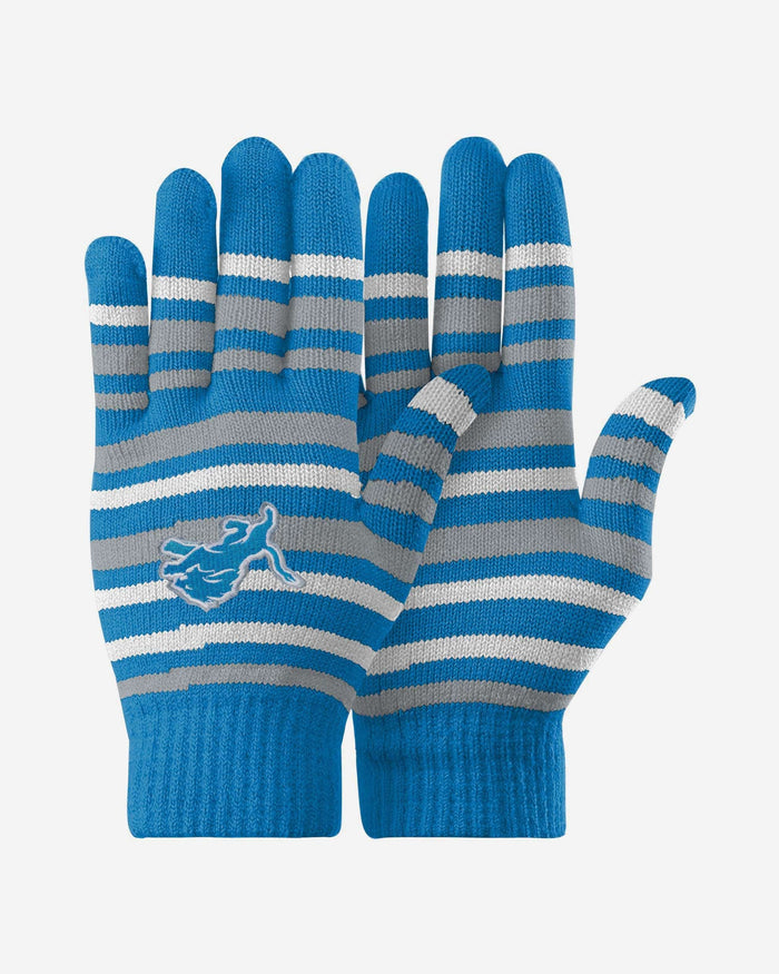 Detroit Lions Stripe Finger Stretch Glove FOCO - FOCO.com
