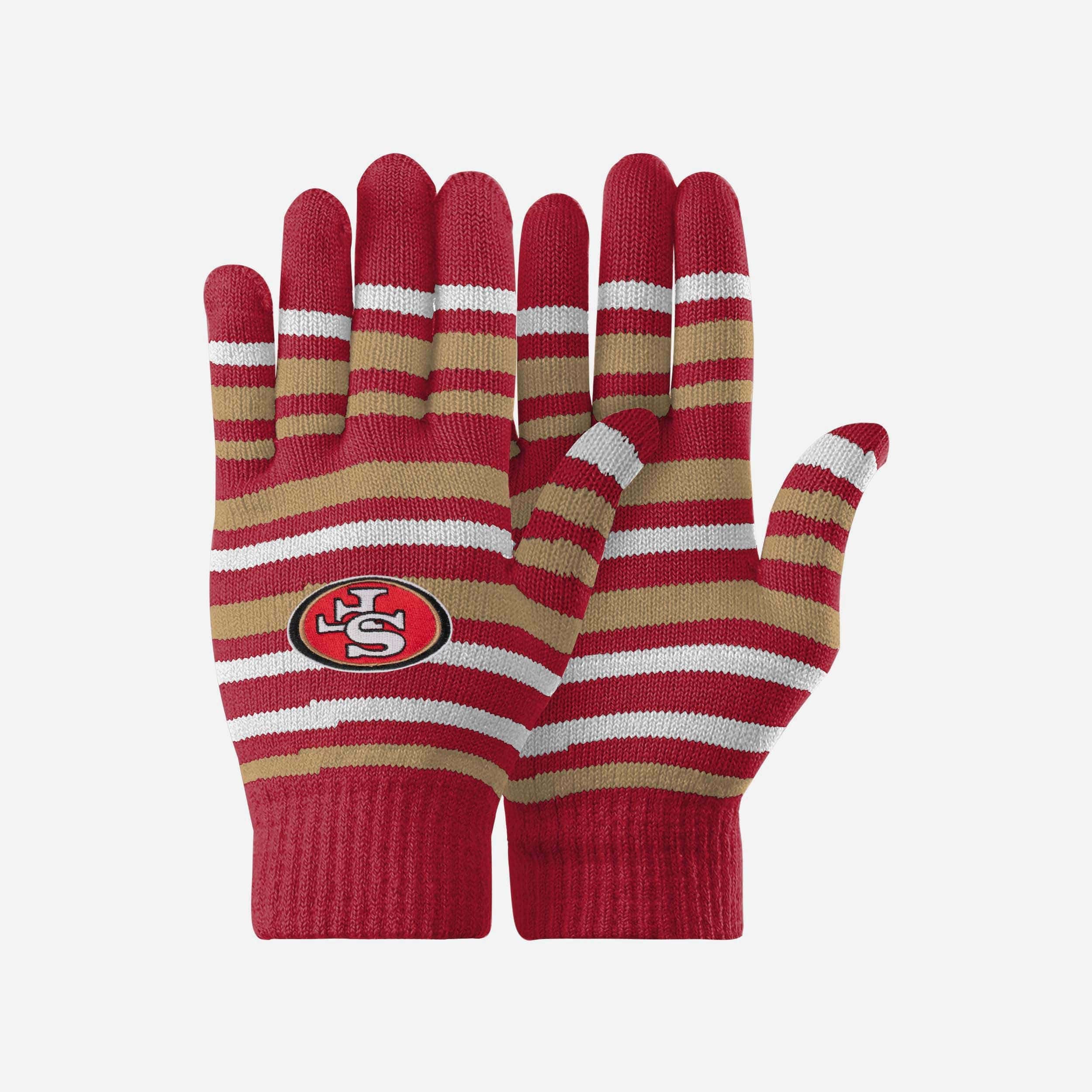 San Francisco 49ers Stripe Finger Stretch Glove