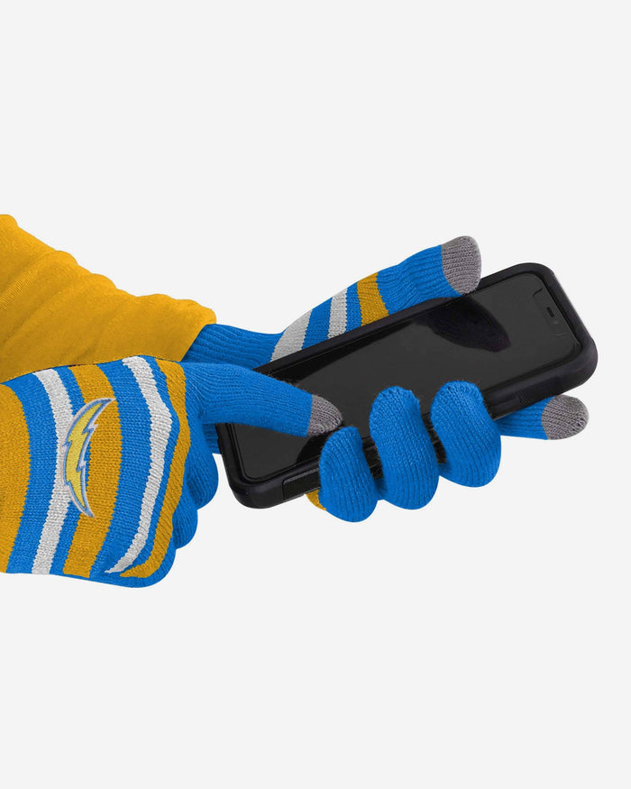 Los Angeles Chargers Stretch Gloves FOCO - FOCO.com