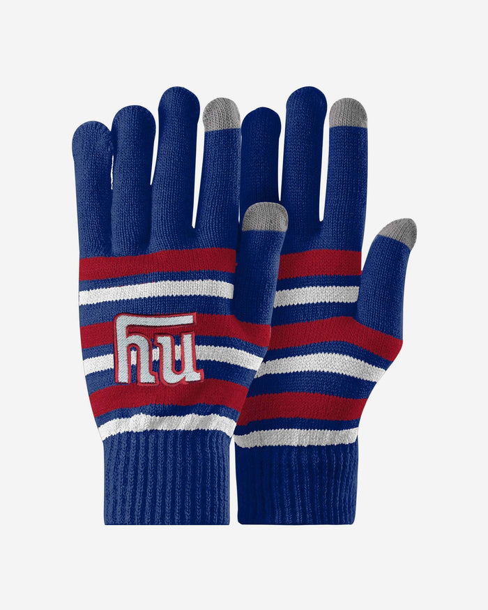 New York Giants Stretch Gloves FOCO - FOCO.com
