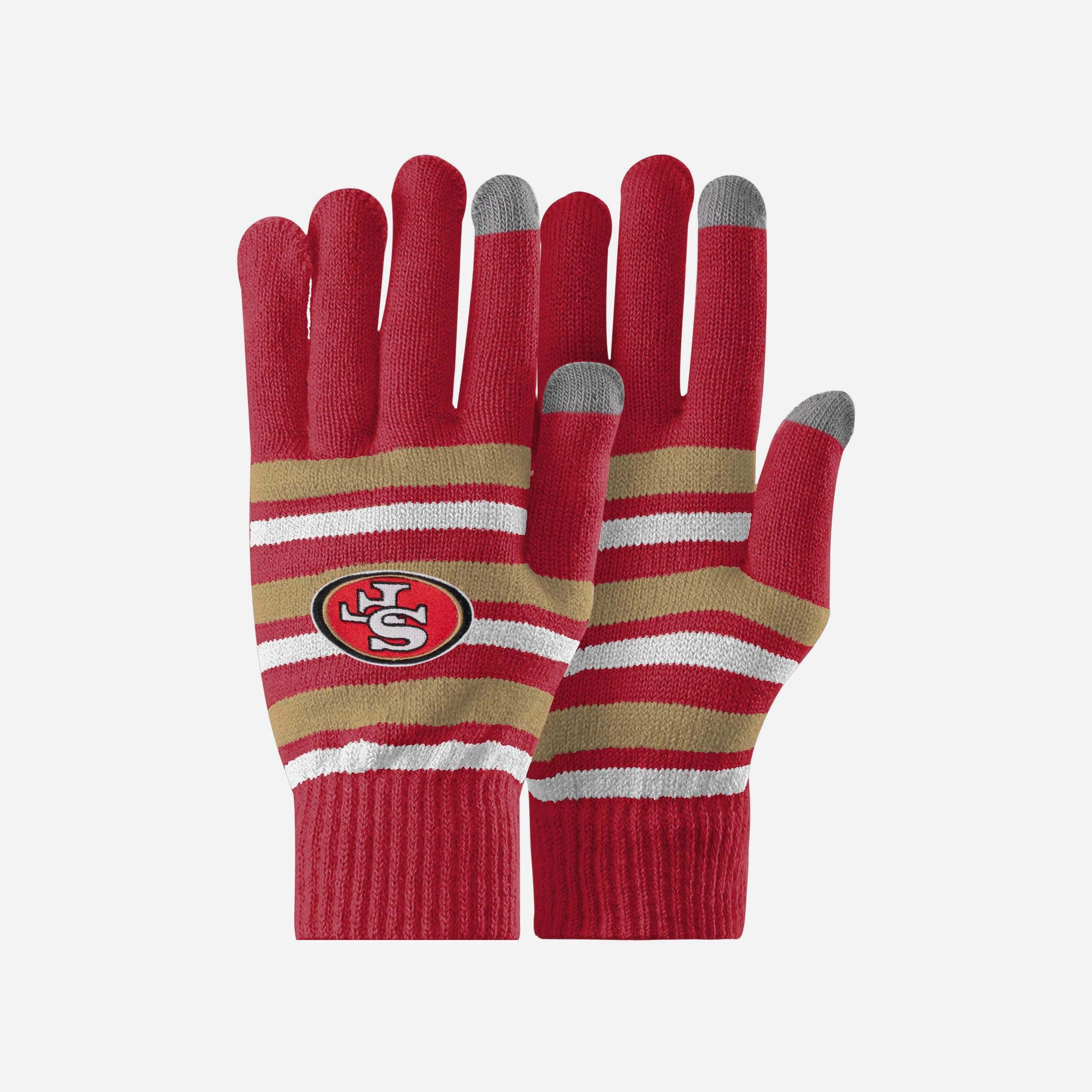 San Francisco 49ers Stretch Gloves FOCO