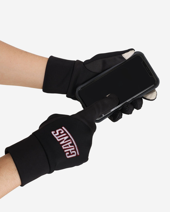 New York Giants Wordmark Neoprene Texting Gloves FOCO - FOCO.com