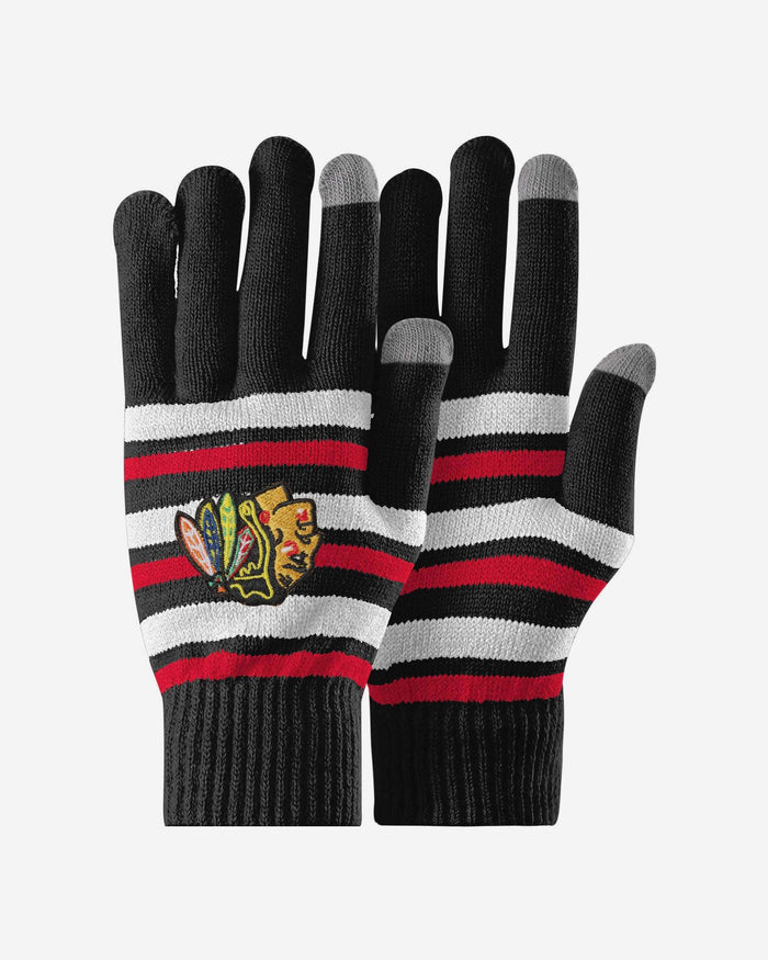 Chicago Blackhawks Stretch Gloves FOCO - FOCO.com