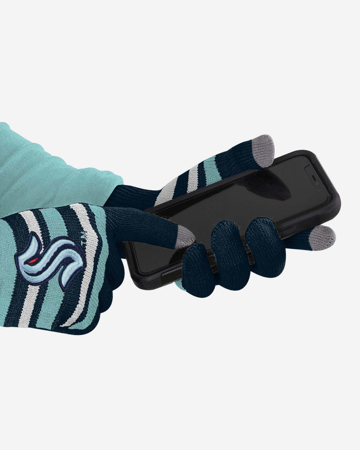 Seattle Kraken Stretch Gloves FOCO - FOCO.com