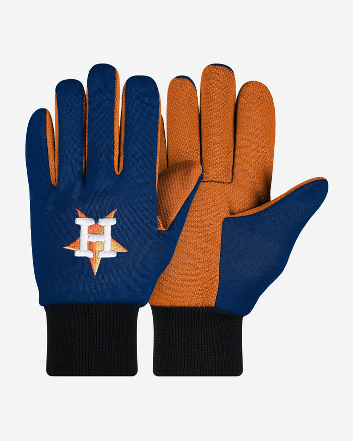Houston Astros Colored Palm Utility Gloves FOCO - FOCO.com