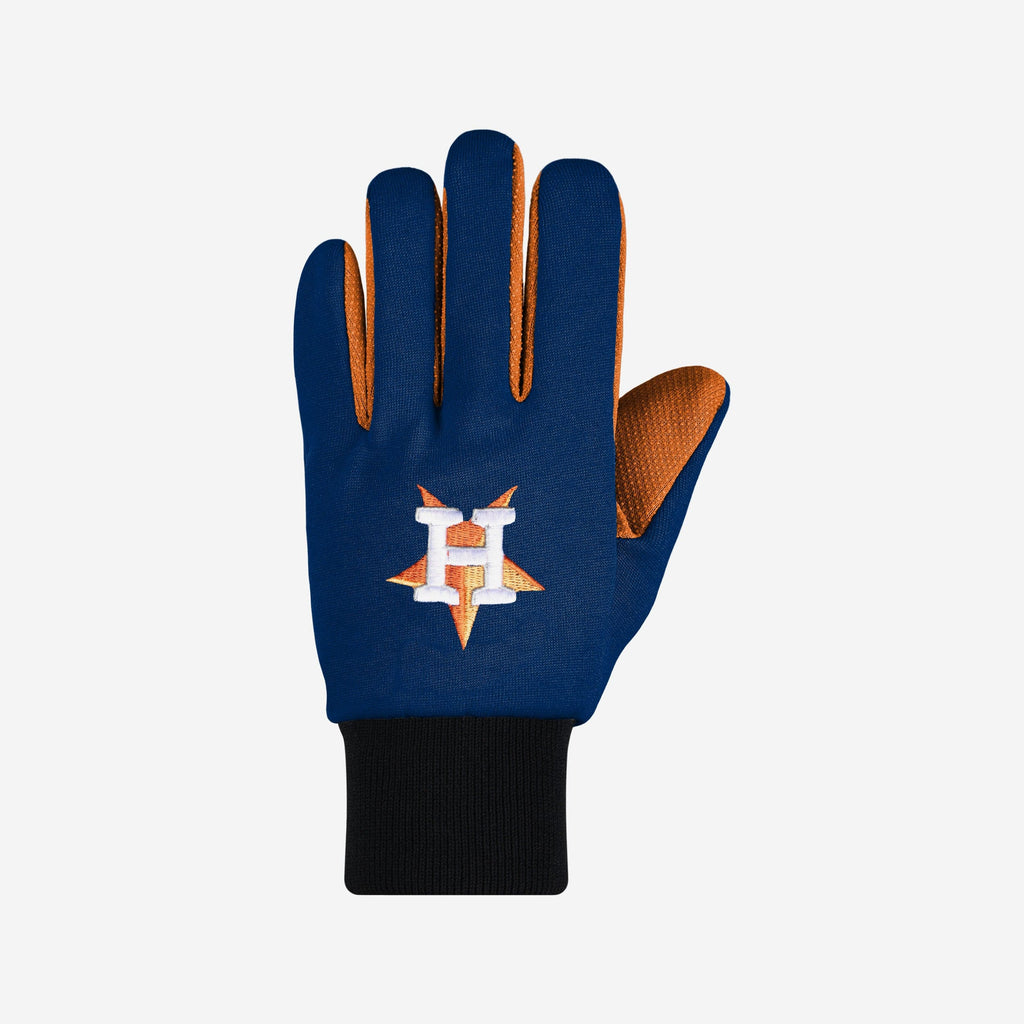 FOCO Houston Astros Texting Gloves – MLB One Size Fits Most, Blue