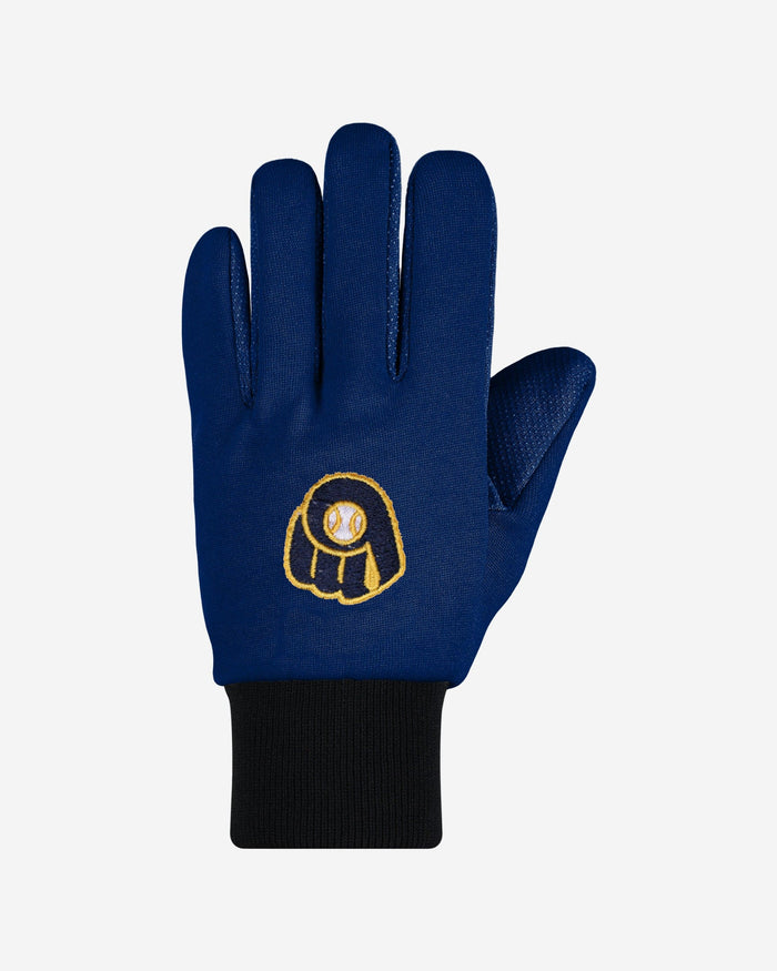 Milwaukee Brewers Colored Palm Utility Gloves FOCO - FOCO.com