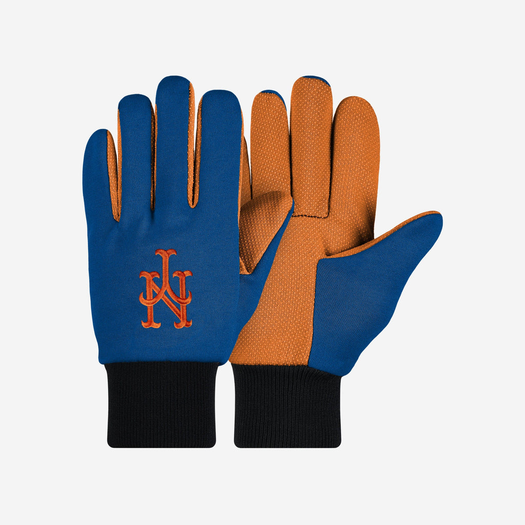New York Mets Colored Palm Utility Gloves FOCO - FOCO.com
