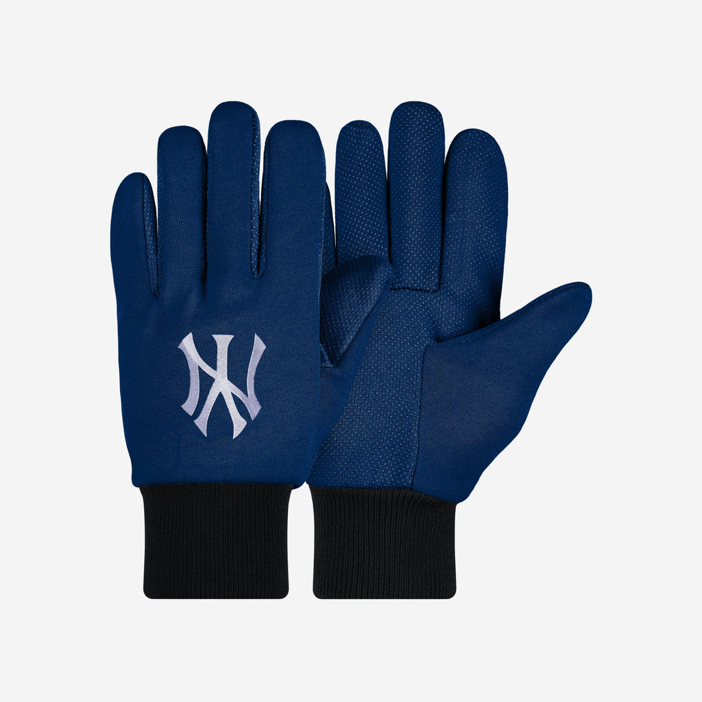 New York Yankees Colored Palm Utility Gloves FOCO - FOCO.com