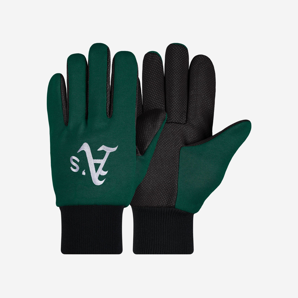 Oakland Athletics Colored Palm Utility Gloves FOCO - FOCO.com