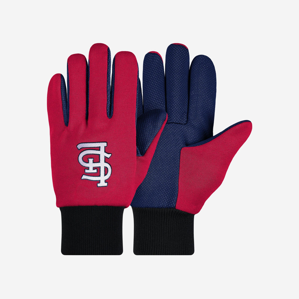 St Louis Cardinals Colored Palm Utility Gloves FOCO - FOCO.com