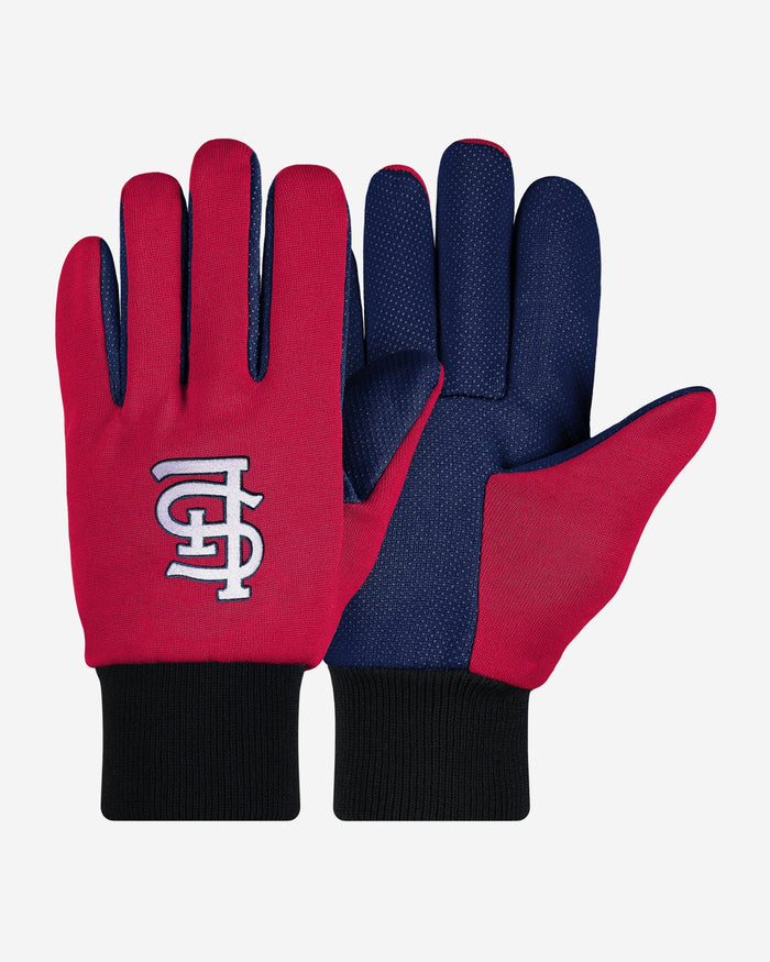 St Louis Cardinals Colored Palm Utility Gloves FOCO - FOCO.com