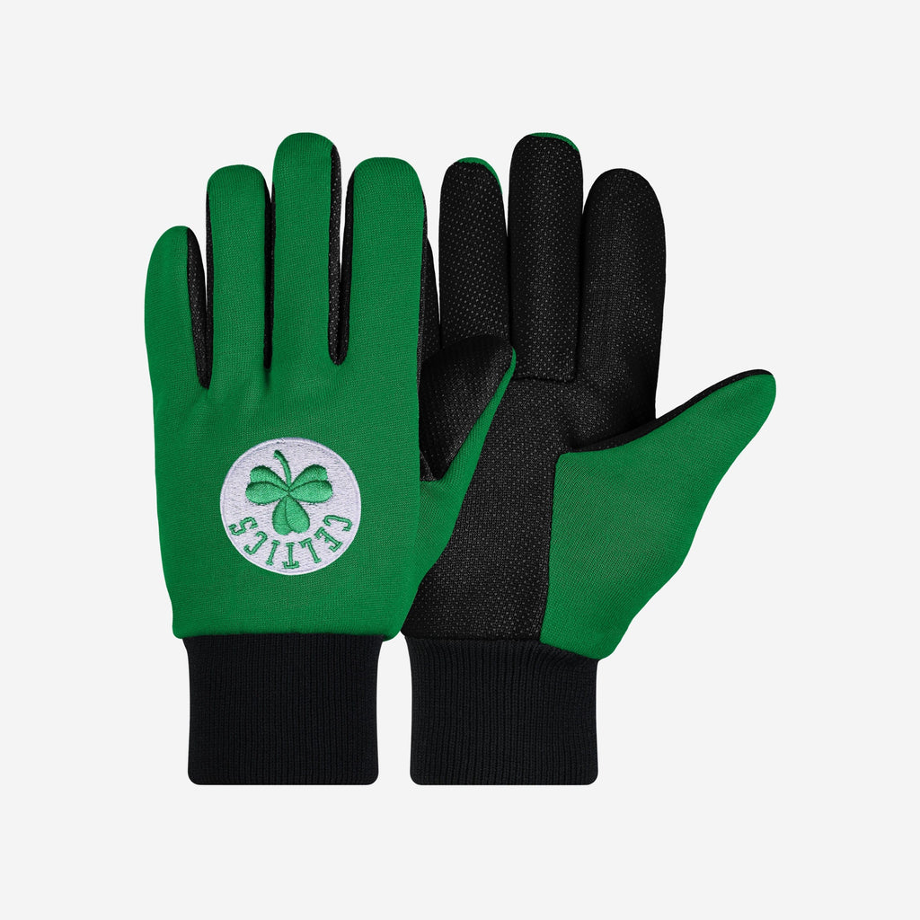 Boston Celtics Colored Palm Utility Gloves FOCO - FOCO.com