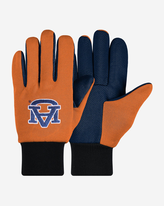 Auburn Tigers Colored Palm Utility Gloves FOCO - FOCO.com