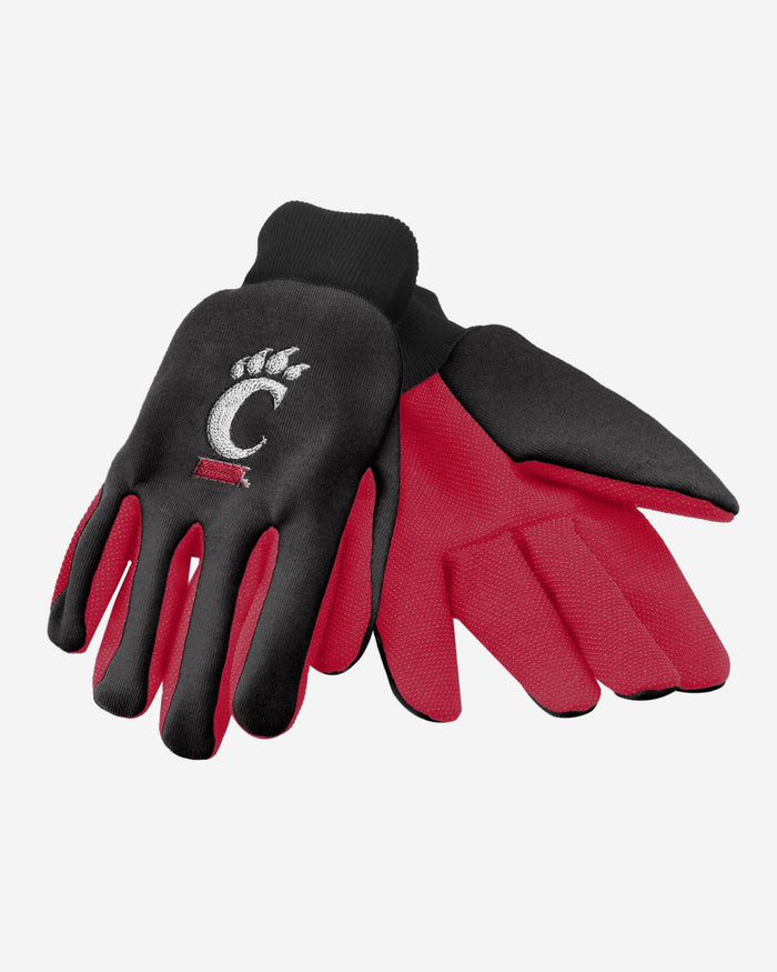 Cincinnati Bearcats Colored Palm Utility Gloves FOCO - FOCO.com